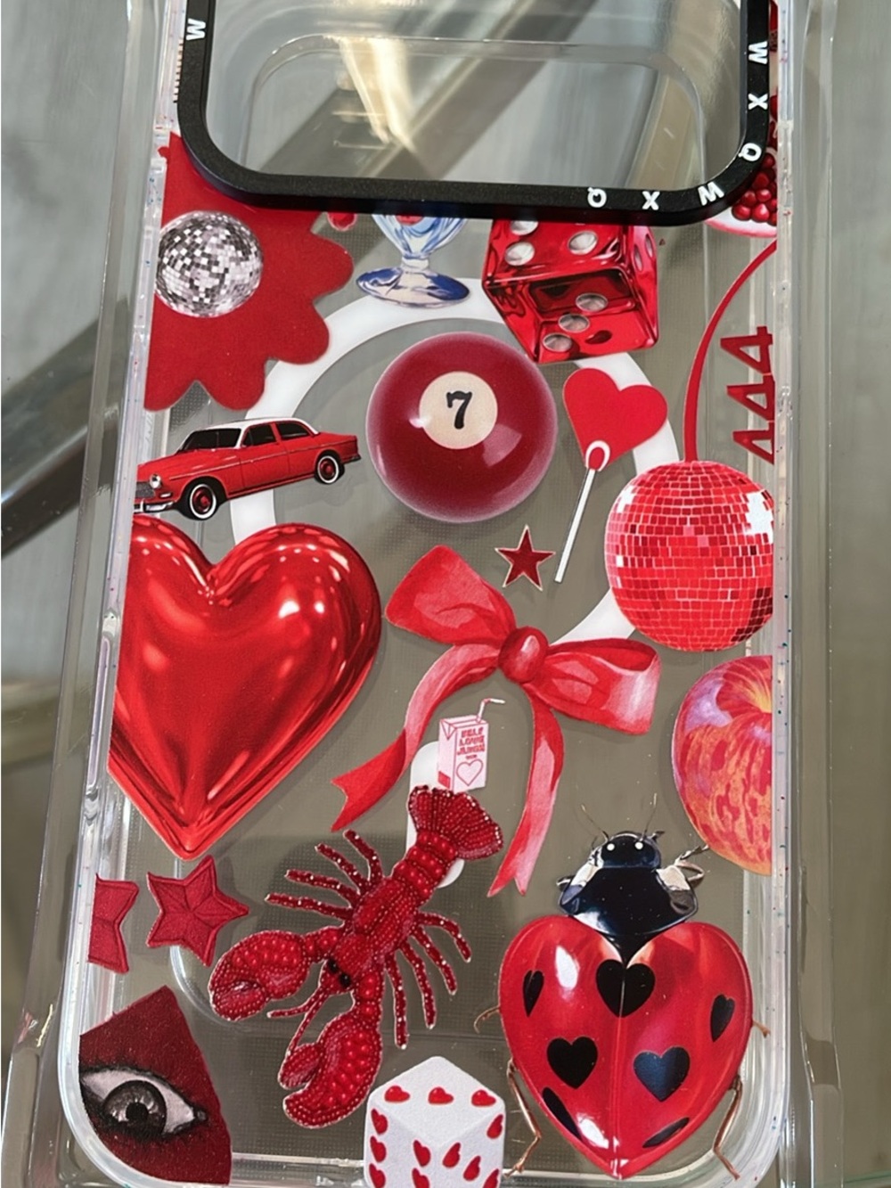 Red iPhone 17 Pro Max case